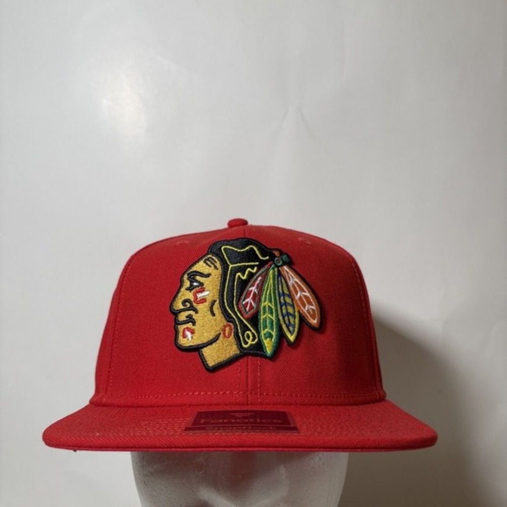 Fanatics Chicago Blackhawks Red NHL Snapback Hat‎ NEW